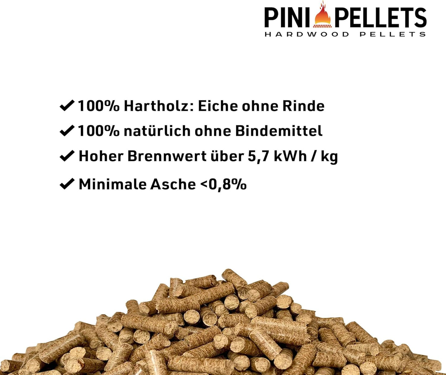 Hartholz-Pellets, 30 kg