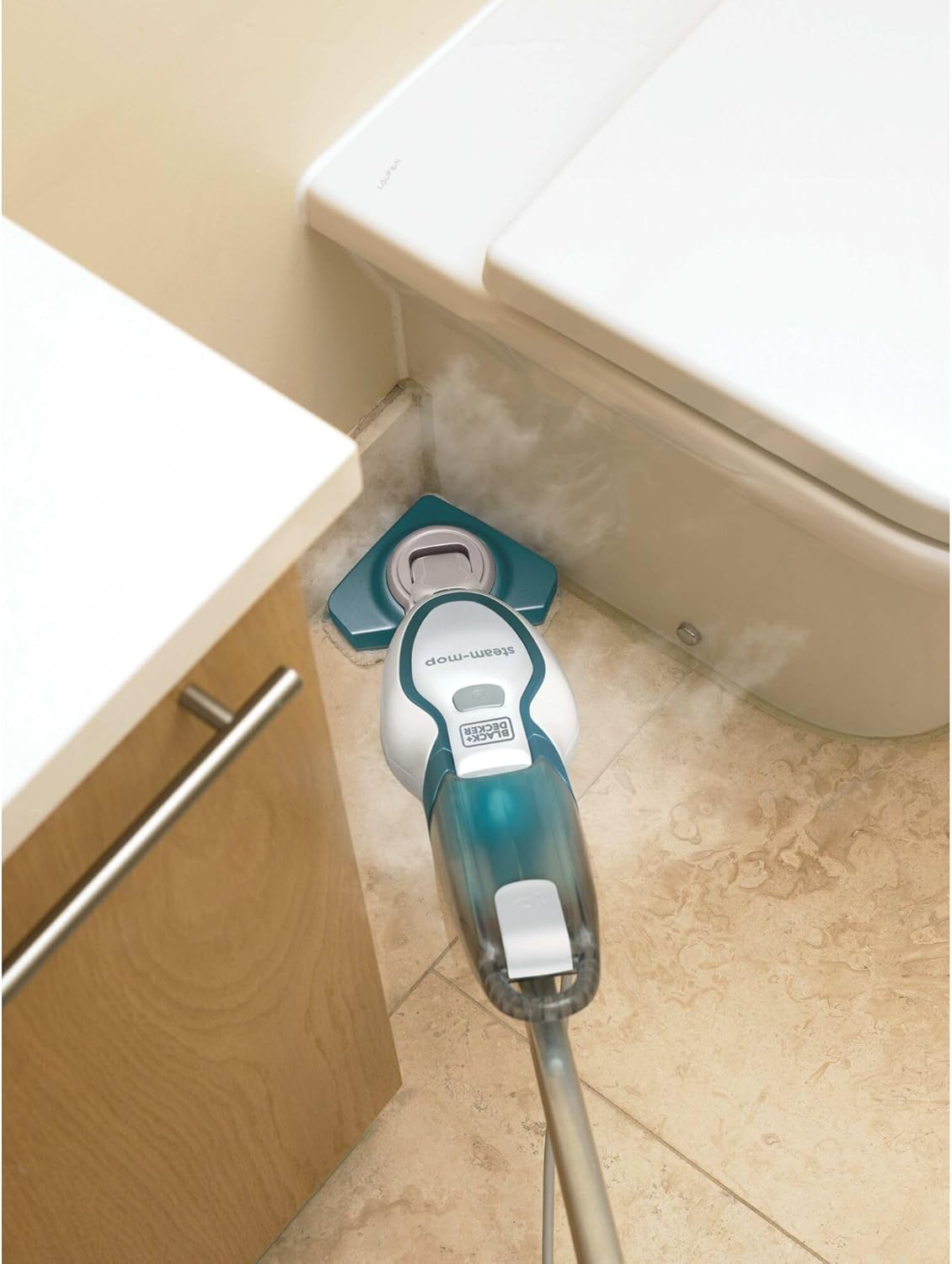 2-in-1 Dampfbesen Fsm1616 mit Delta-Fuss, 2in1 Dampfbesen