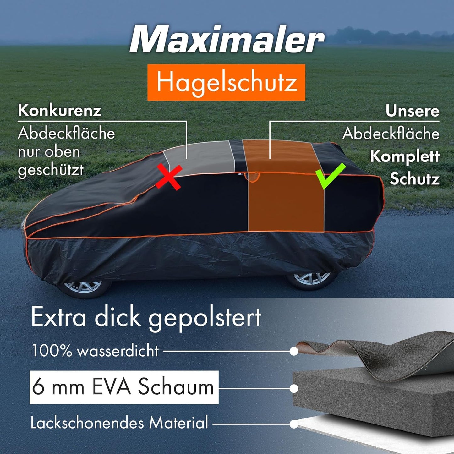 Auto Hagelschutzplane, Hagelschutzplane Pkw - L