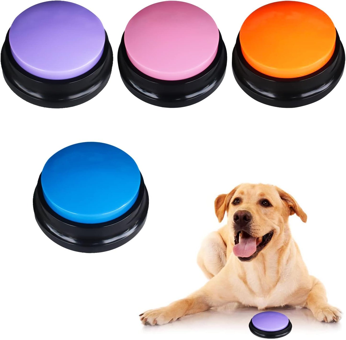 4-teiliges Recordable Answer Buzzer Set mit Aufnahmefunktion