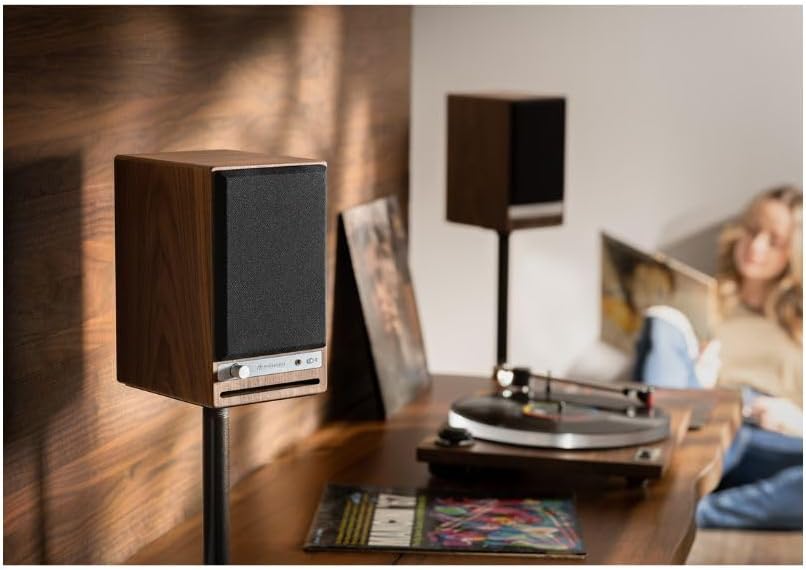 HD4 Bluetooth-Lautsprecher, Walnuss Echtholzfurnier