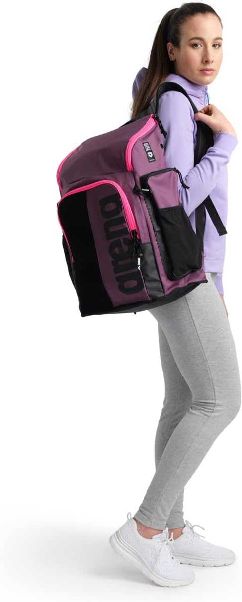 Schwimm- und Sportrucksack Spiky, Plum-neon_pink Einheitsgrösse Single