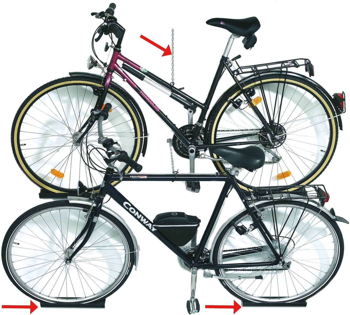 2er-Set Wandhalter für 2 Räder
