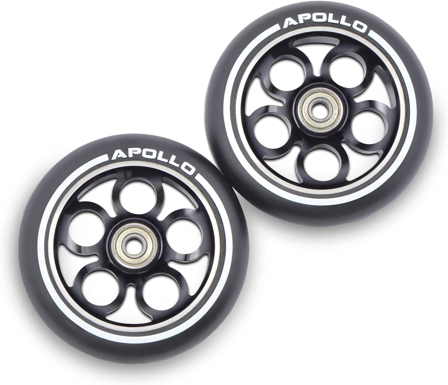 Stuntscooter Ersatzräder-Set Pro Wheels (2 Stück), Schwarz