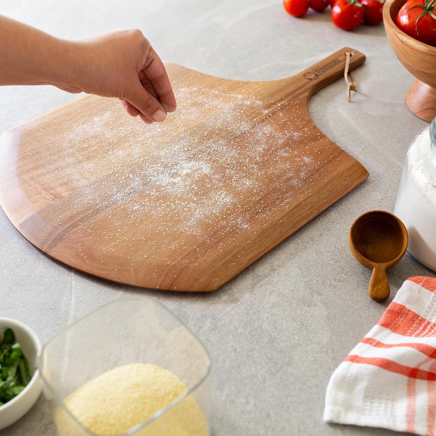 Pizzaschieber mit langem Griff, 35,5 cm