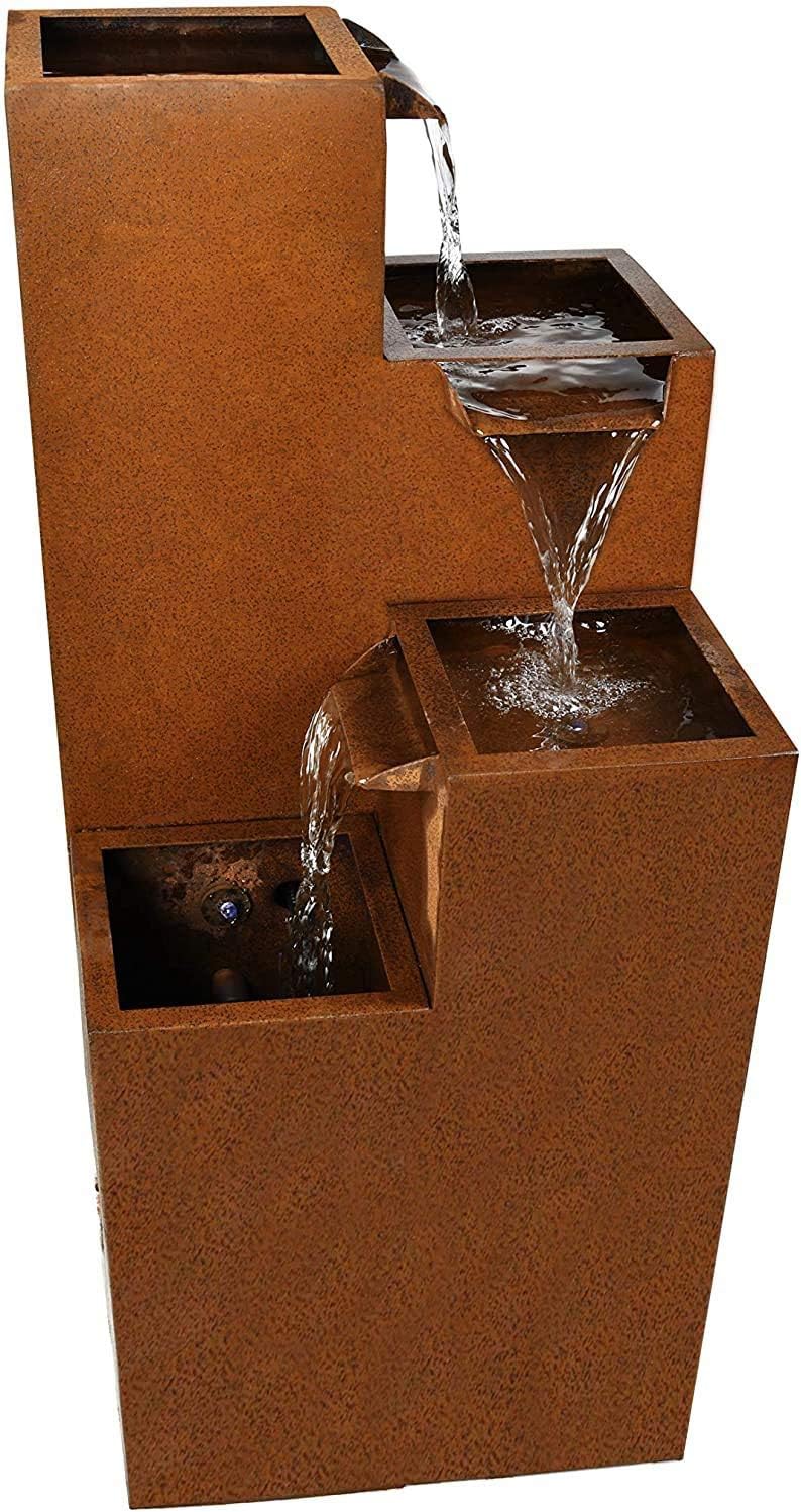 Springbrunnen Ribero mit LED-Beleuchtung (60 cm), Ribero