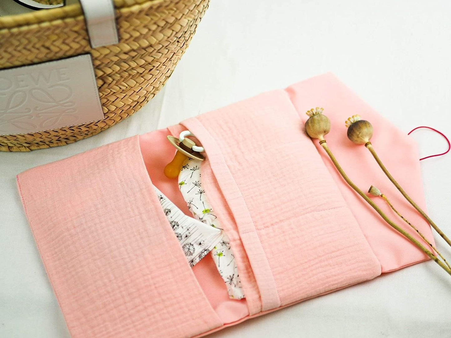 Wickeltasche, Blossom Pink