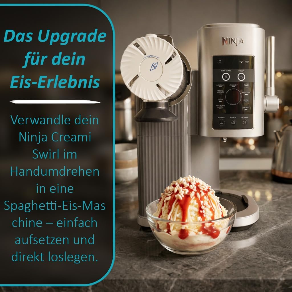 Swirlyzer Spaghetti-Eis-Aufsatz für Ninja Creami