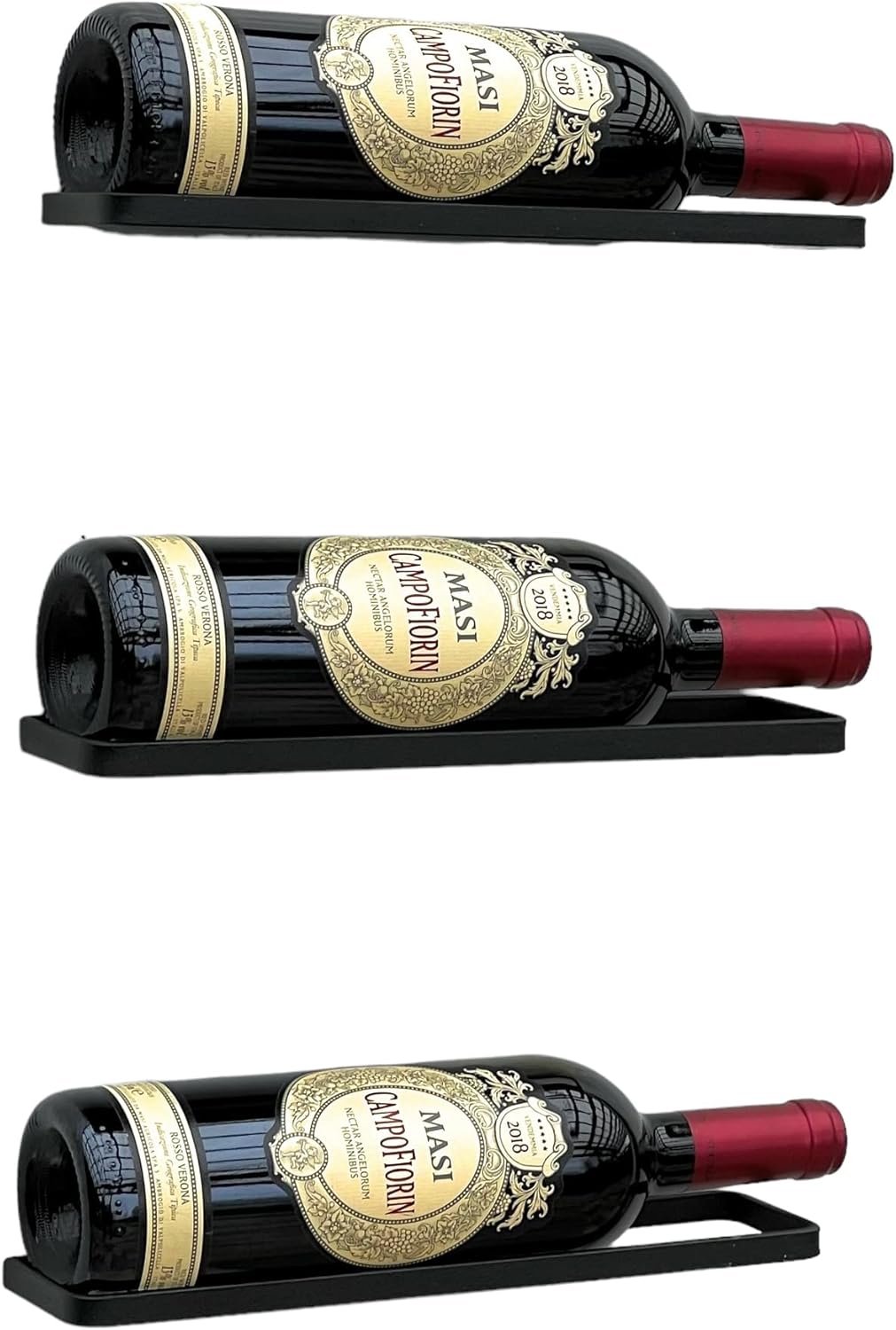 3er-Set Weinhalter für die Wand