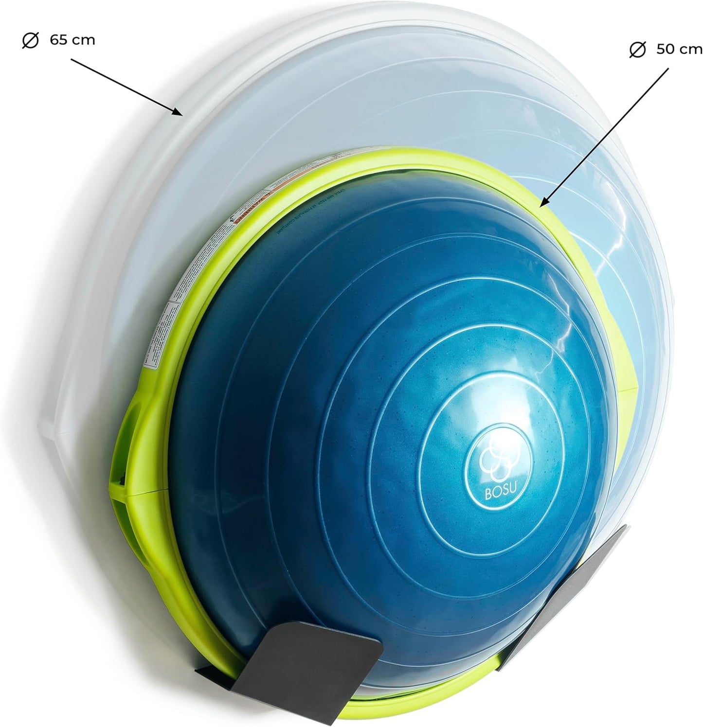 Wandhalterung für Bosu-Ball, 1 Unidad Schwarz