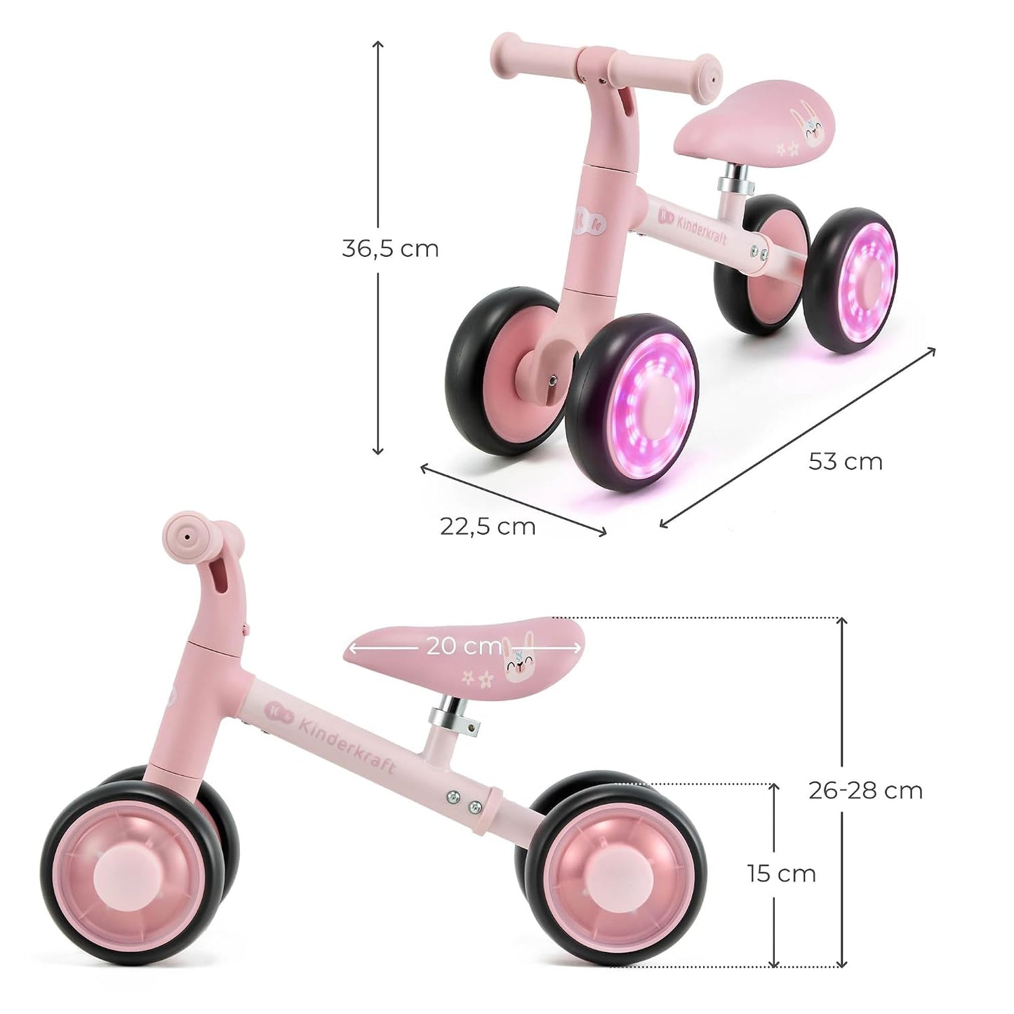 Cutie Flash Laufrad, CUTIE FLASH Pink