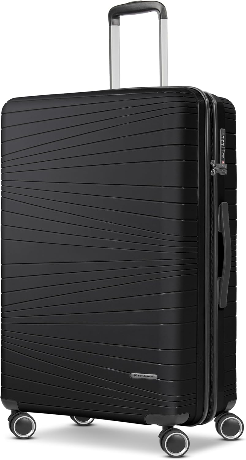 Hartschalen-Trolley Dallas 3.0, Schwarz Koffer L (75 cm)