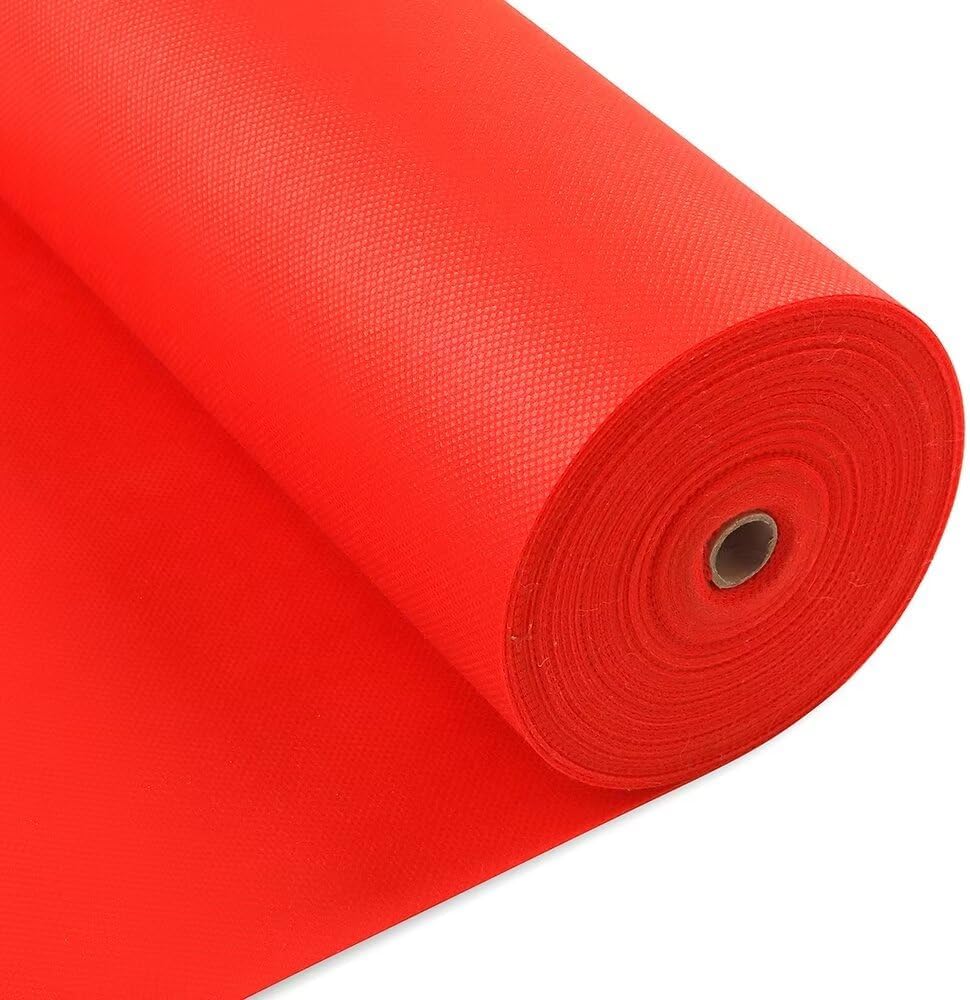 Einweg-Tischdeckenrolle, 25 m, Rot 118 x 2500 cm (Rechteckig)