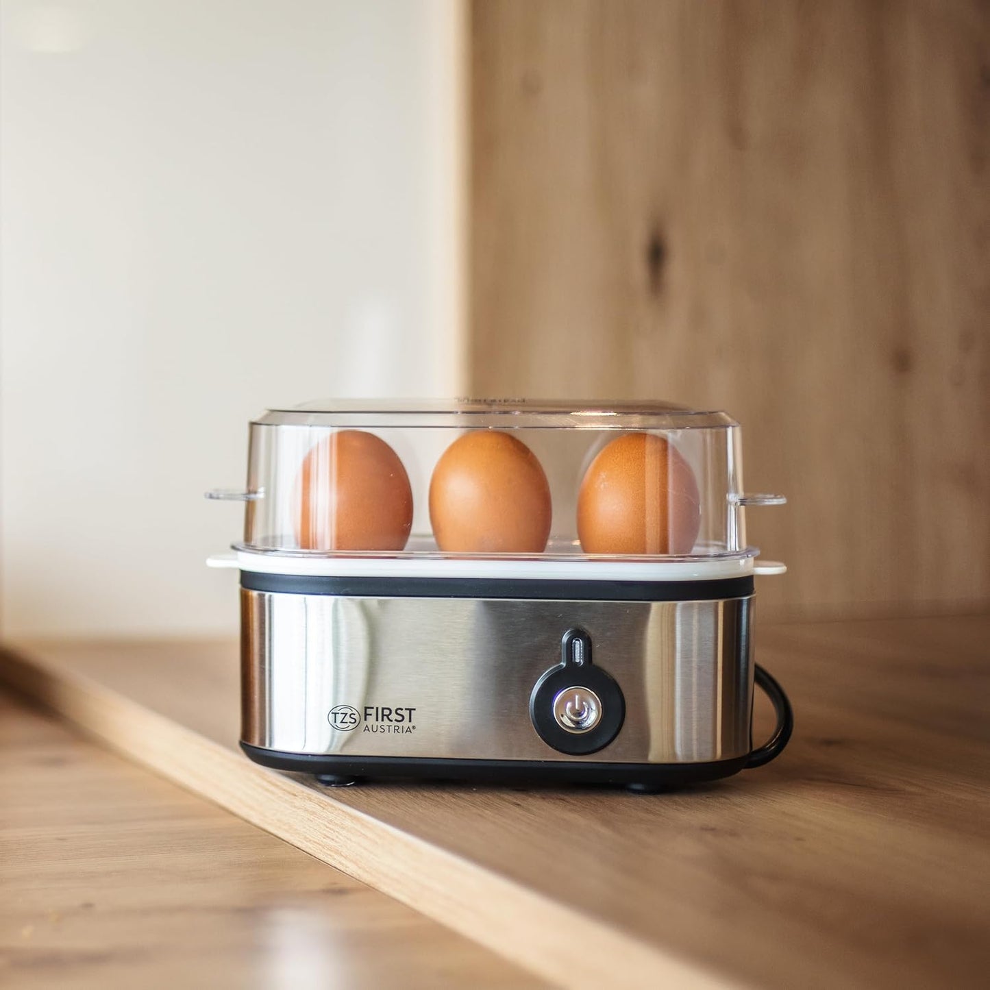Elektrischer Eierkocher für 3 Eier