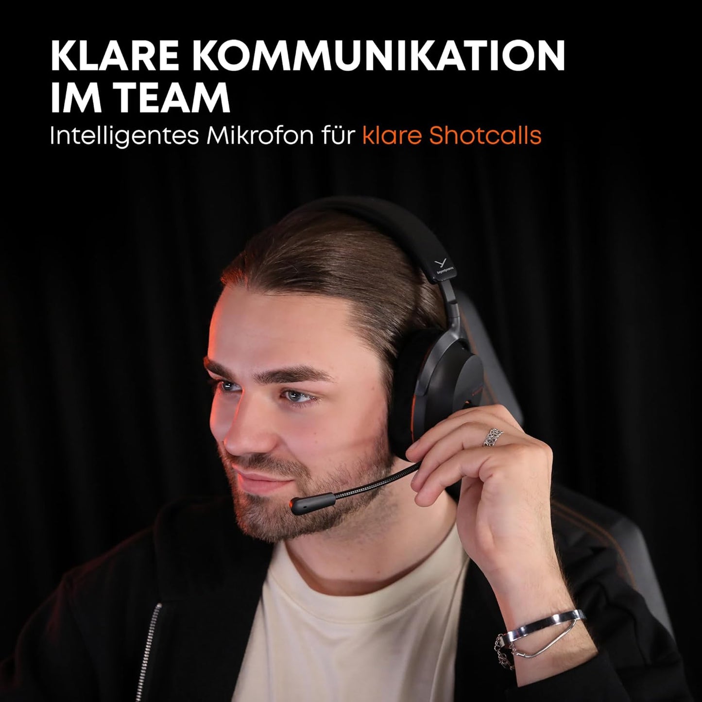MMX 230 Wireless Gaming Headset mit Bluetooth, Schwarz