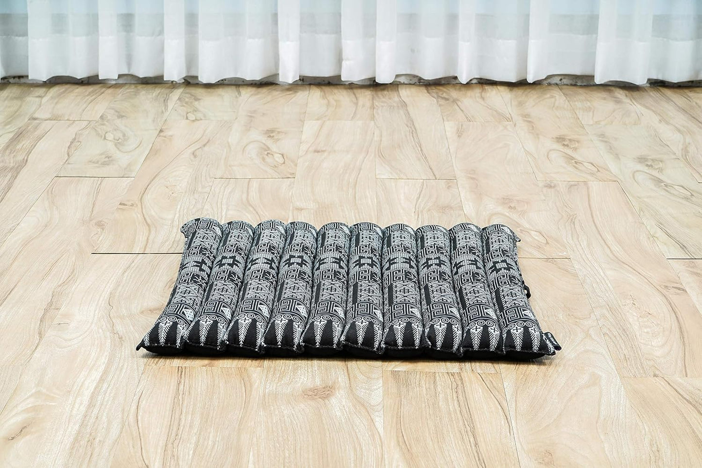 Meditationsset aus Zafu-Kissen und Zabuton-Matte, Cbt4 - Schwarz