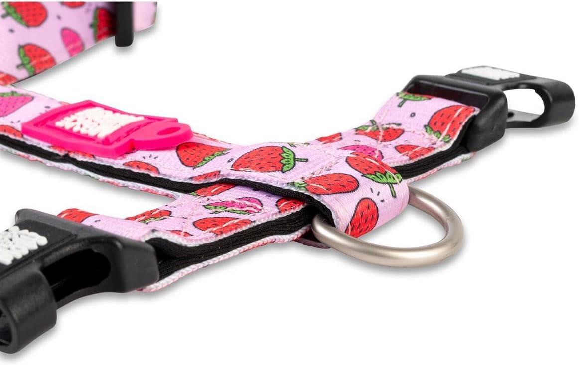 Neopren Hundegeschirr, XS Strawberry Dream