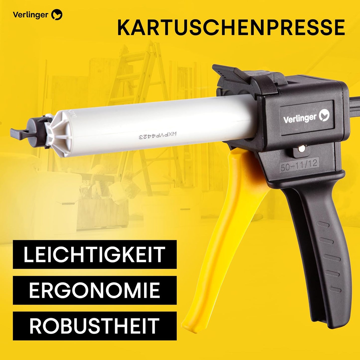 Epoxid Kartuschenpistole 466827, 2 Komponenten 1:1 2:1 4:1 10:1 50ml