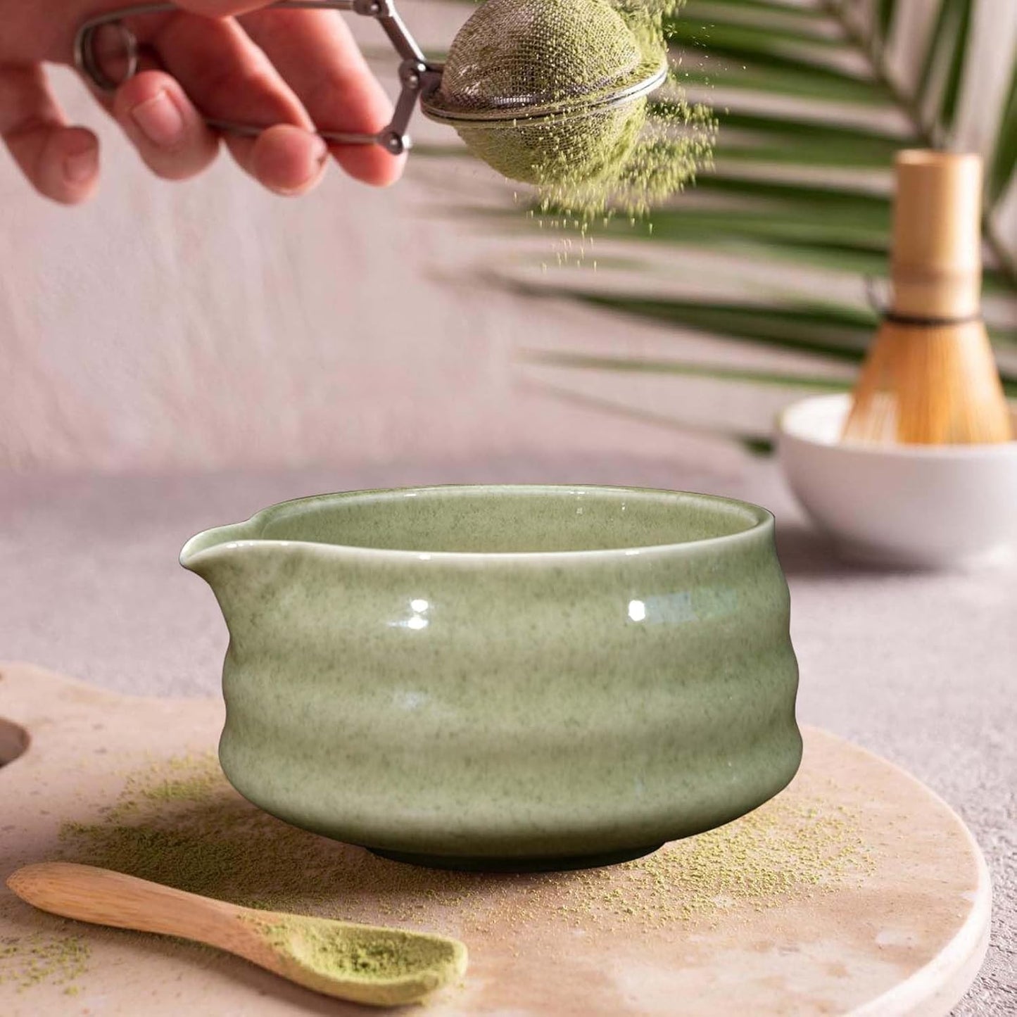 Matcha-Schalen-Set, Matcha-farbe