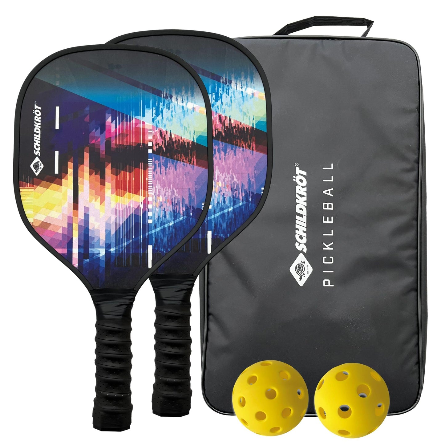 Pickleball Set mit Schlägern und Bällen