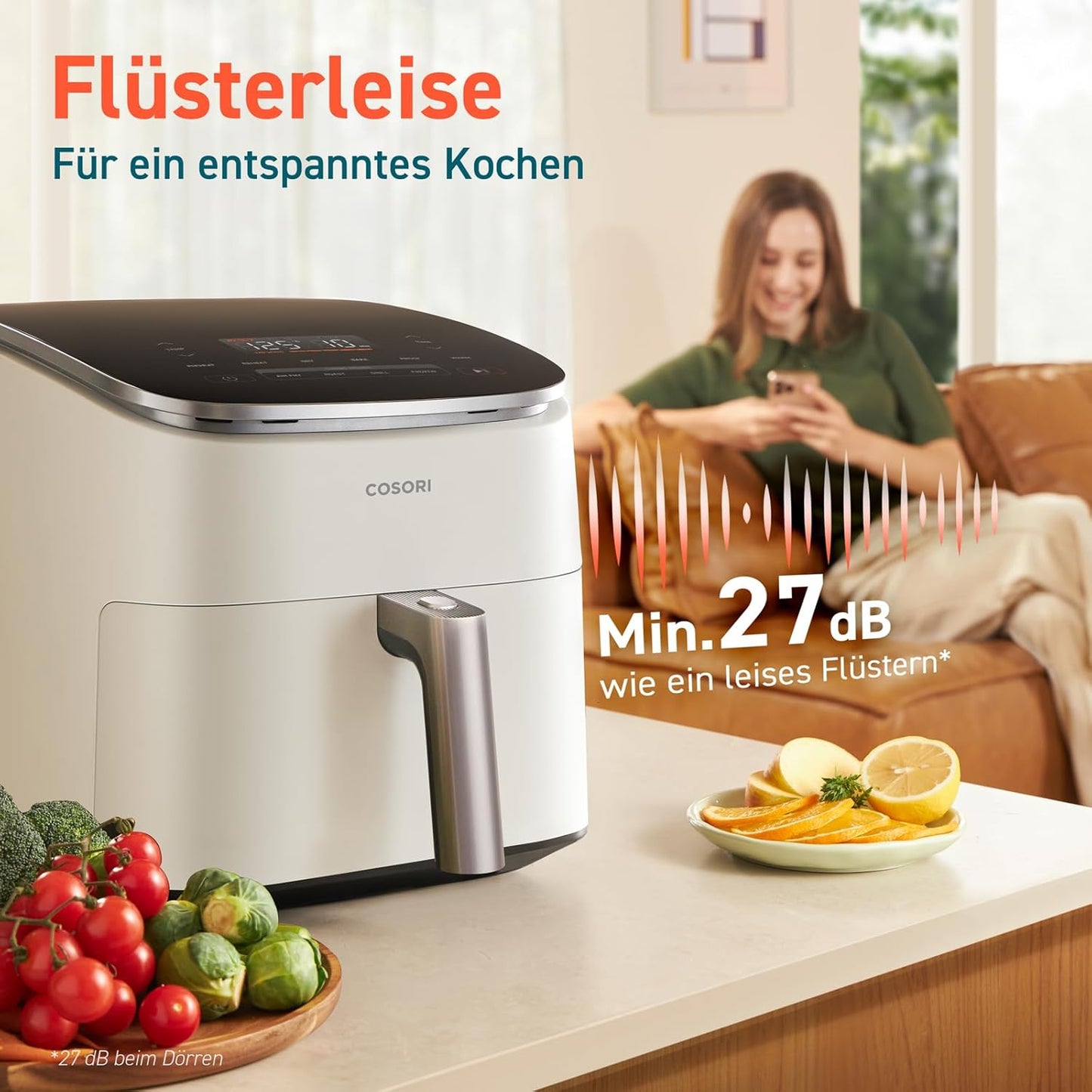 Turboblaze Heissluftfritteuse, TurboBlaze Weiss