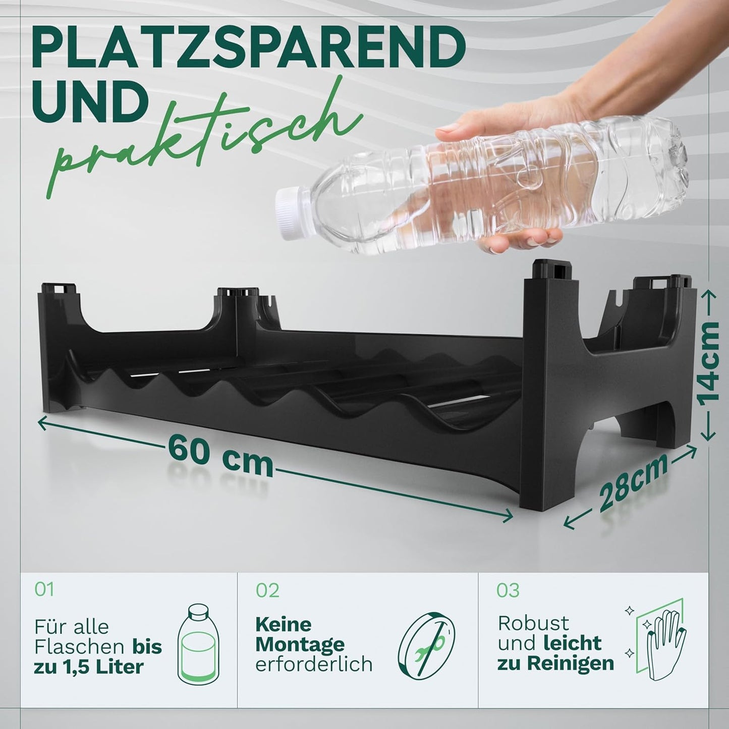Modulares Flaschenregal, für 72 Flaschen