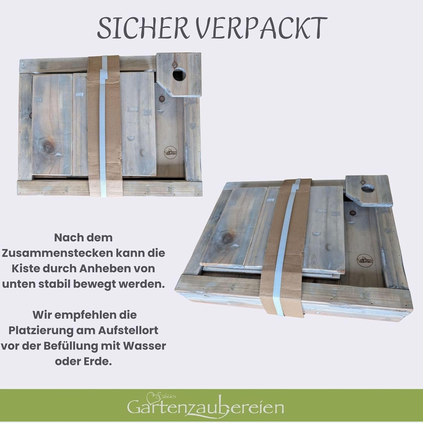 Miniteich-Set mit Solarpumpe & Wasserspeier