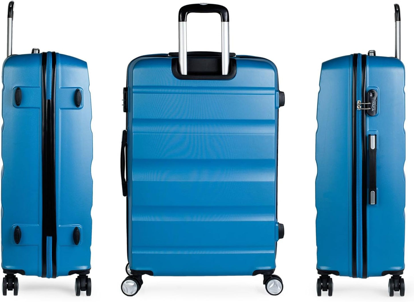 2er-Set Reisekoffer, Blau