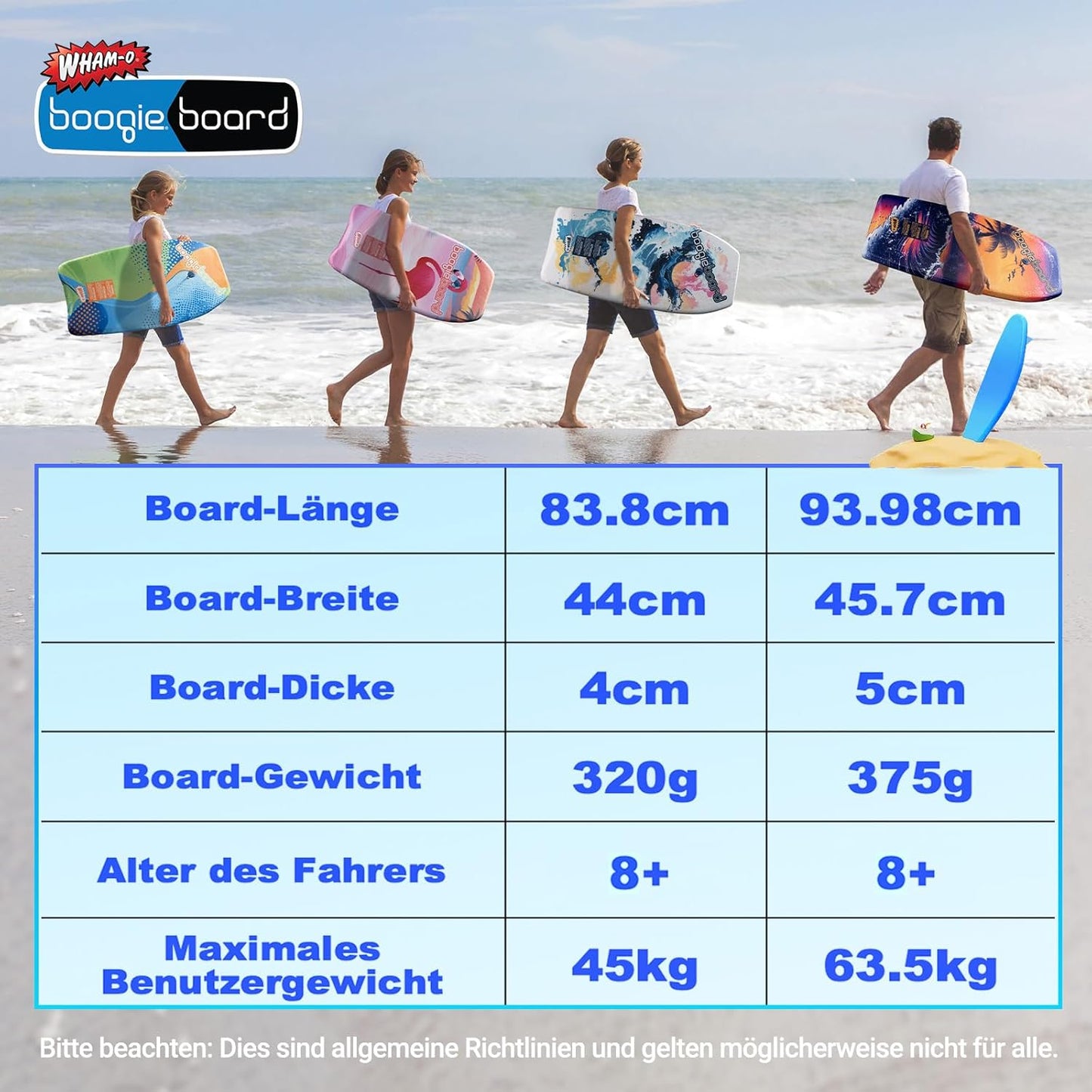2er-Pack Bodyboard, WAVE