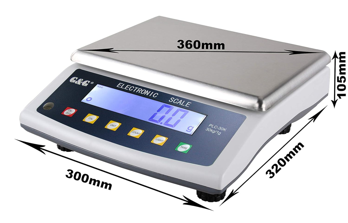 Präzisions-Tischwaage, Version: 15kg /0,5g