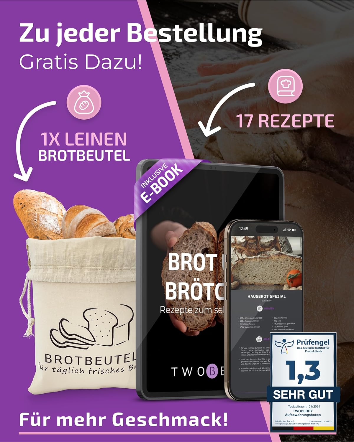 Brotkasten, Schwarz