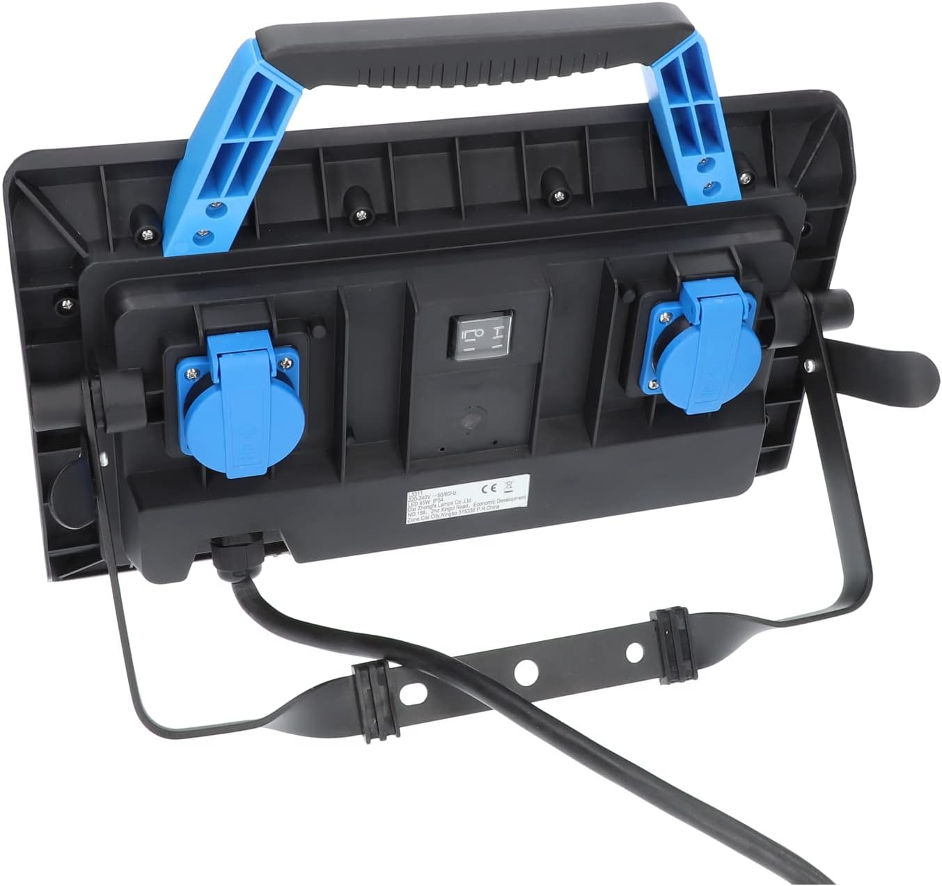 LED-Arbeitsleuchte mit Steckdose, 45 Watt