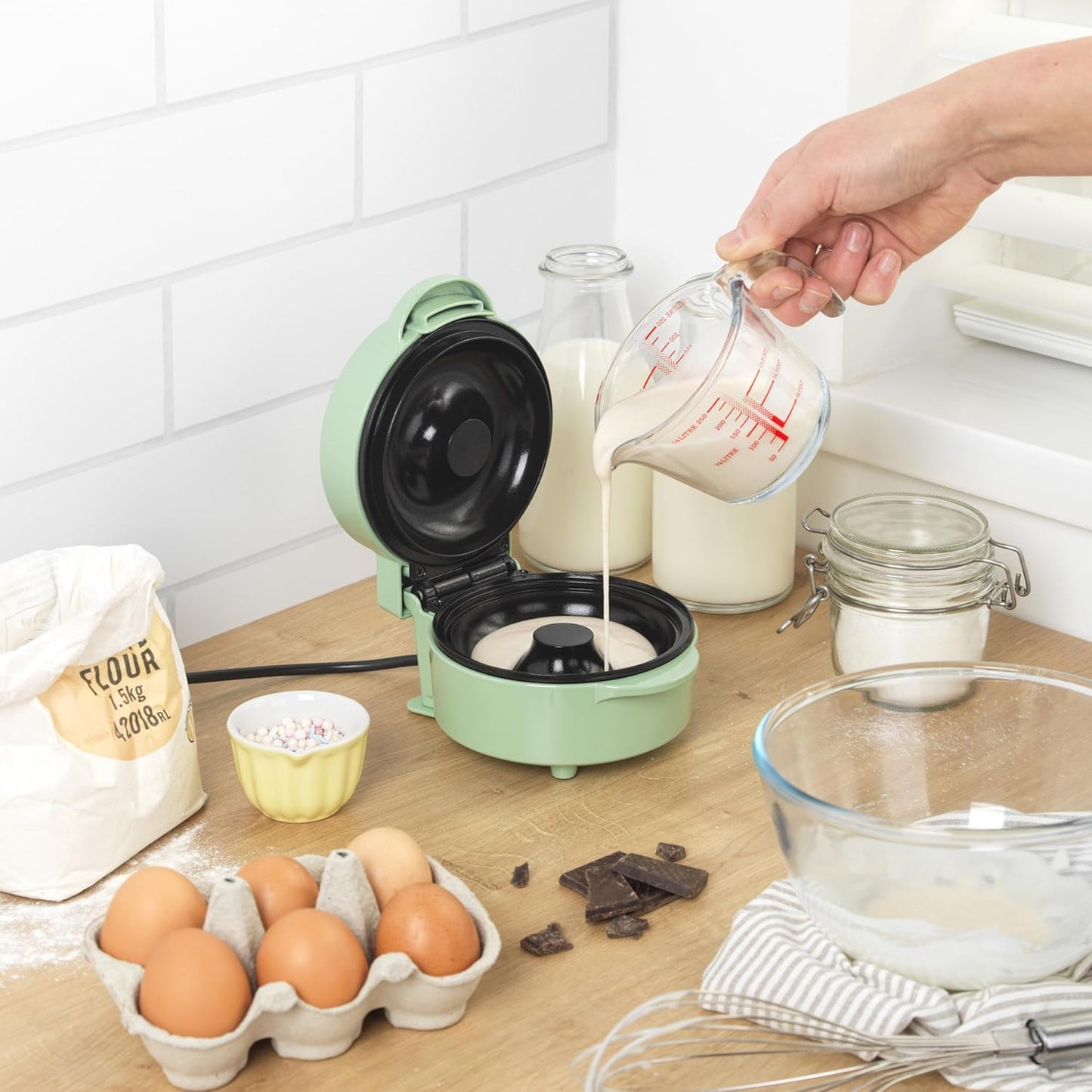Donut-Maker mit Antihaftbeschichtung, EU Stecker