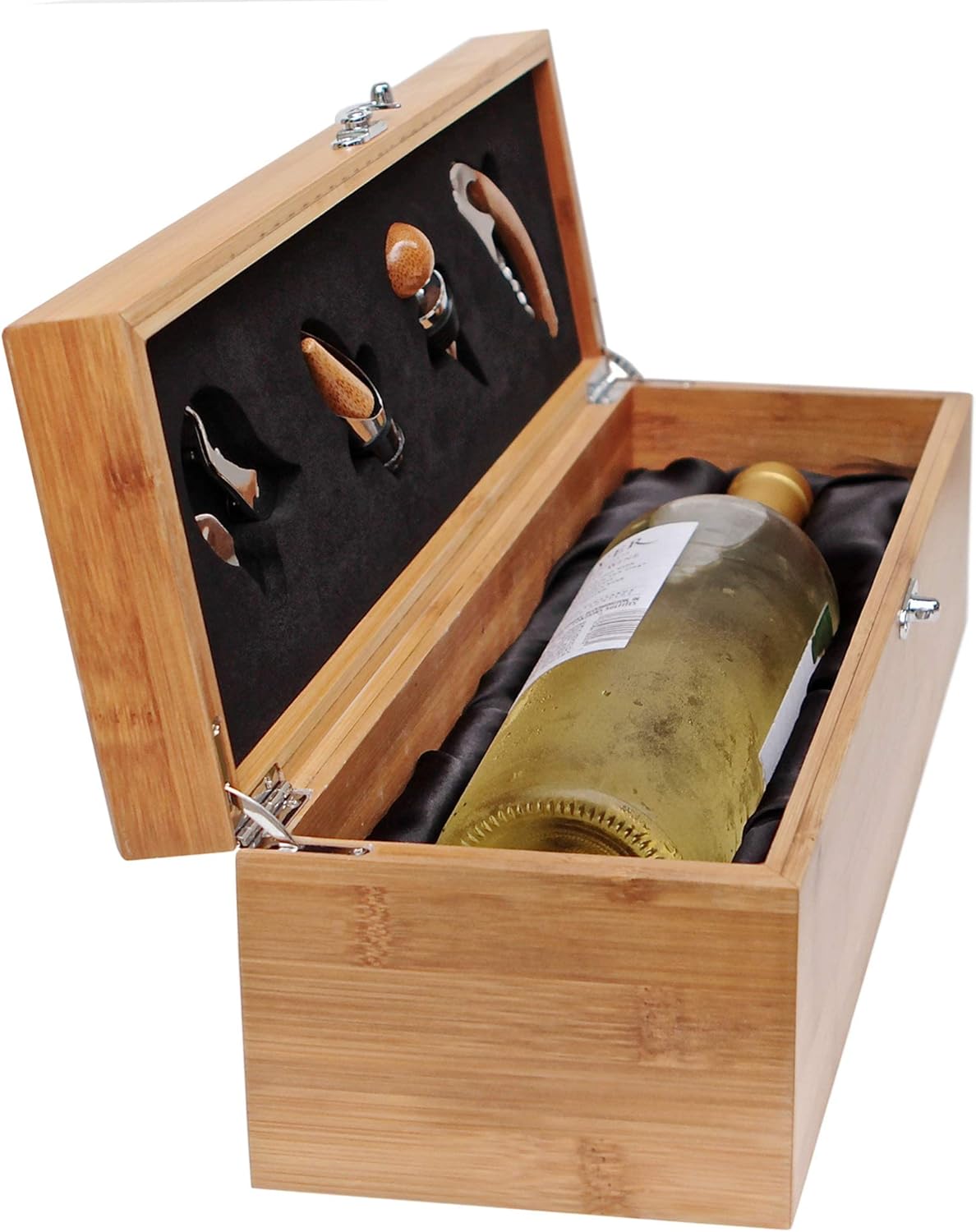 Wein-Geschenkbox mit Sommelier Set, Weinkiste