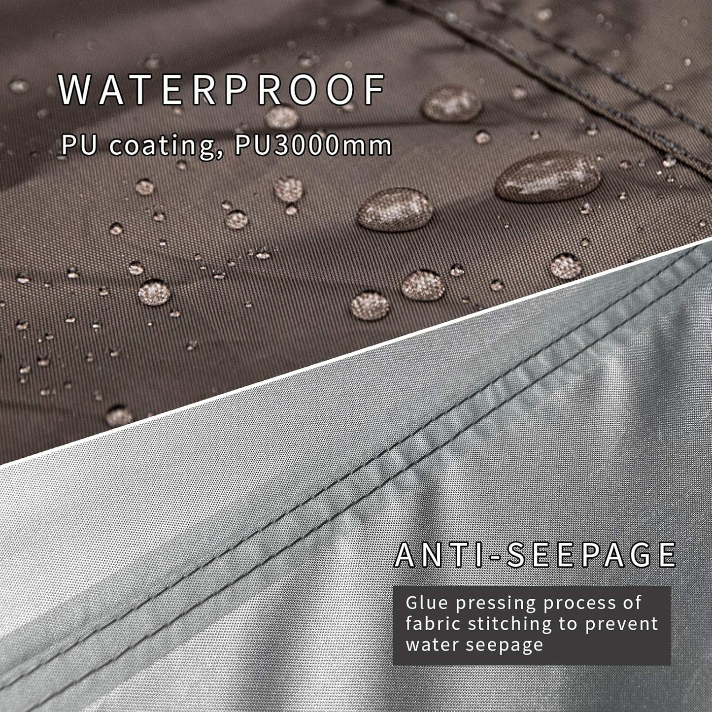 Wasserdichtes Tarp, Kaffee 450x420cm