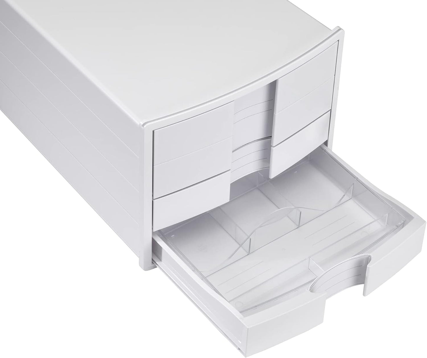 Schubladenbox Impuls 1017-12 mit Auszugsperre, 3 Schubladen geschlossen Weiss