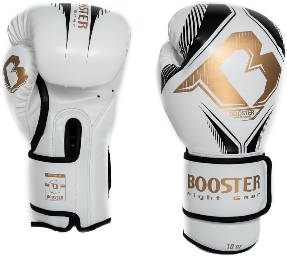 Boxhandschuhe Bangkok Series, Weiss / Schwarz 14 oz