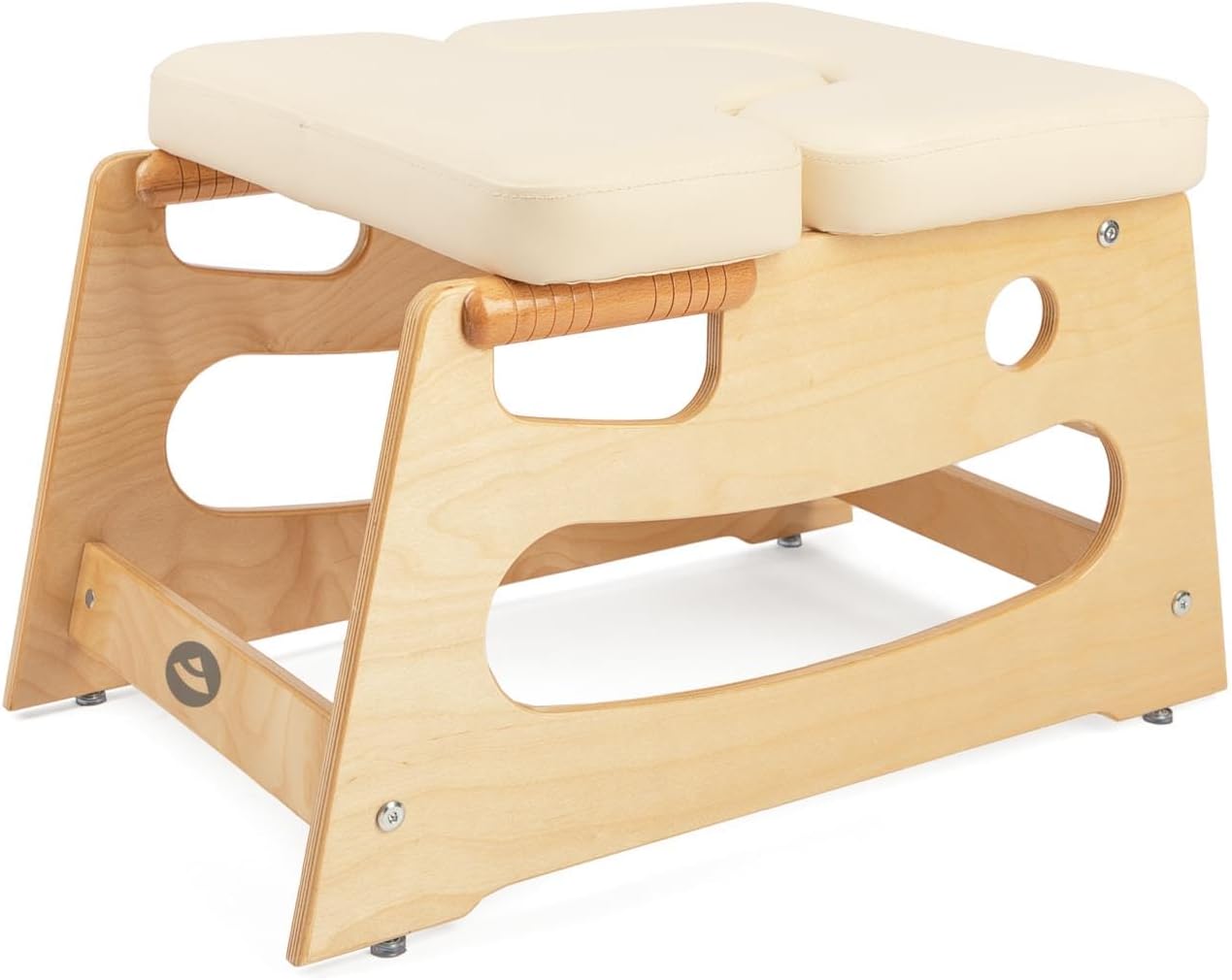 Kopfstandhocker, Beige