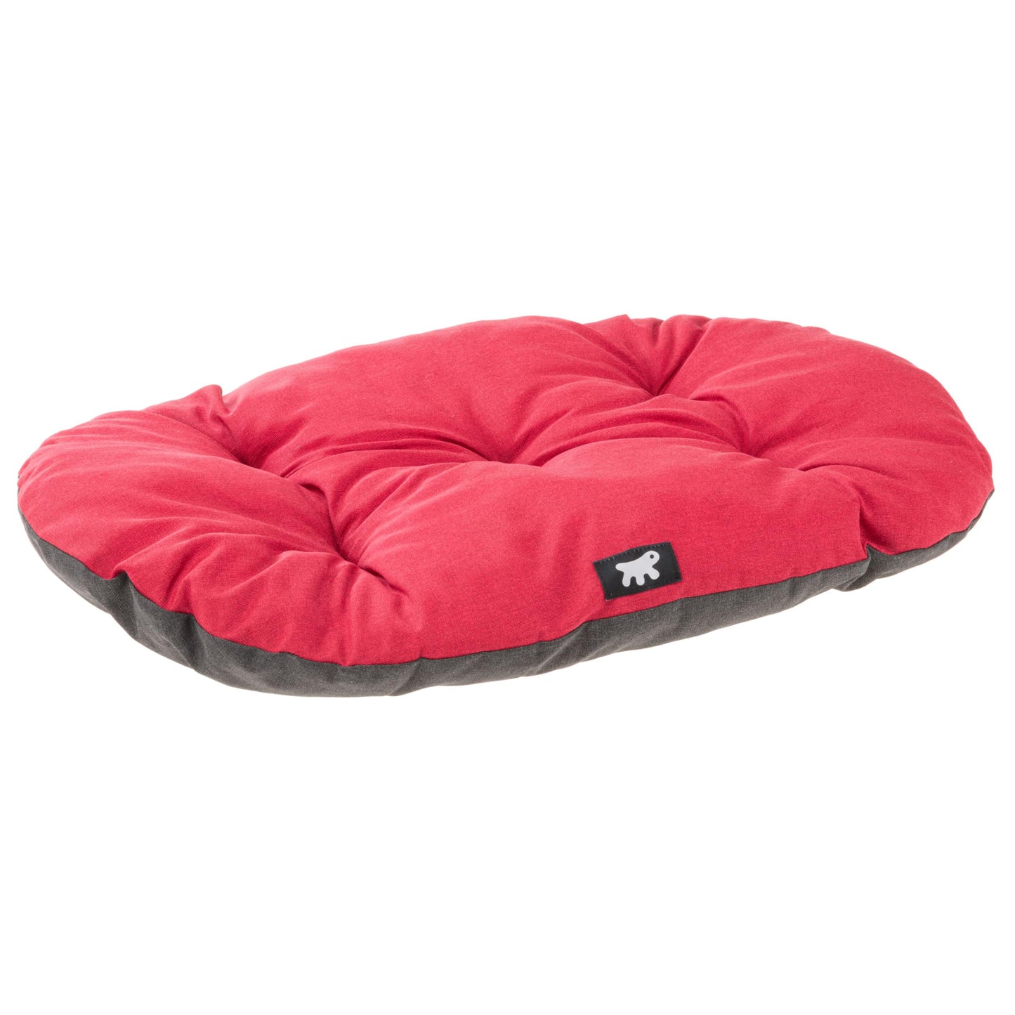 Hundebett Relax mit weicher Polsterung, waschbar, Baumwolle L 100 x B 63 x H 5 cm Rot