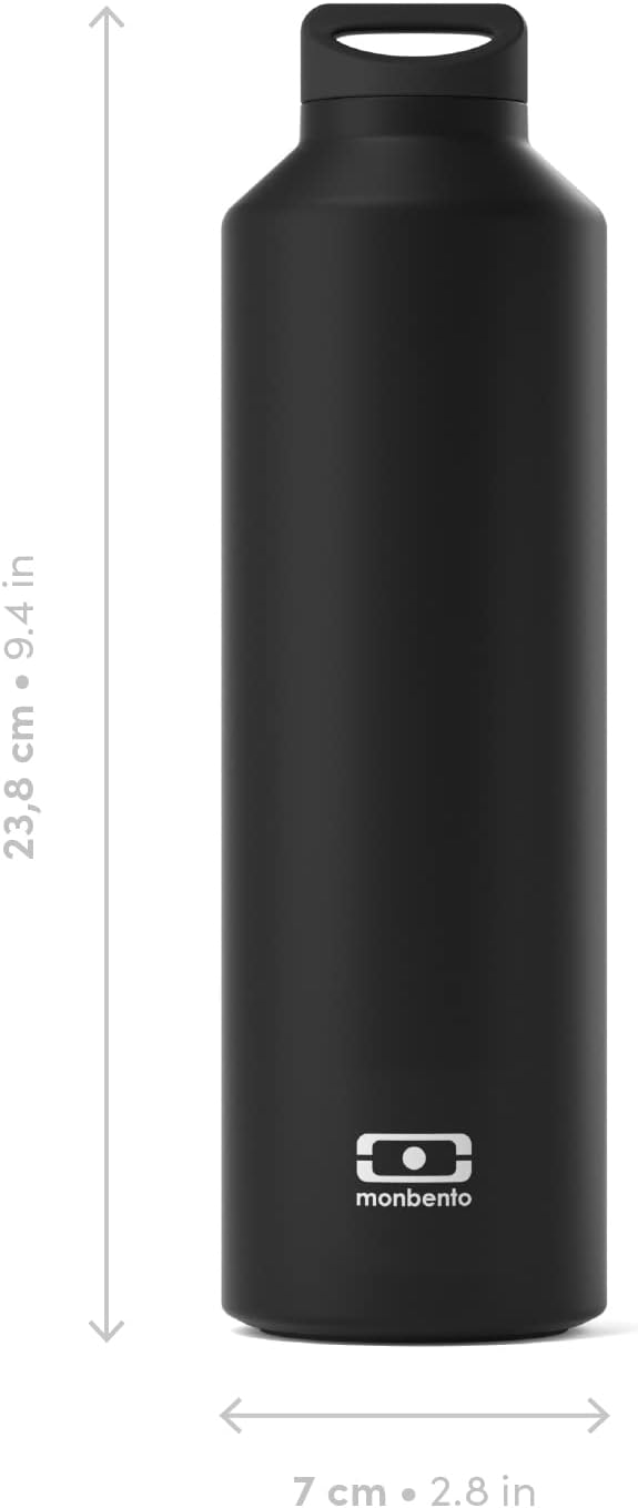 Isolierflasche, 0,5L Schwarz Onyx