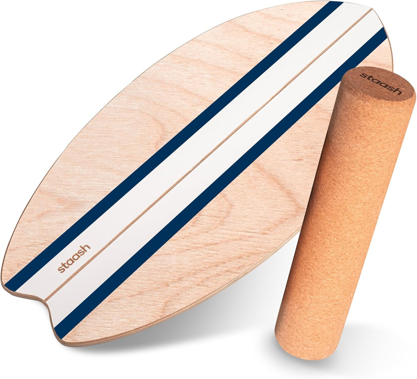 Balance Board Starter Kit für Fitness & Training, STAASH - Blau Classic