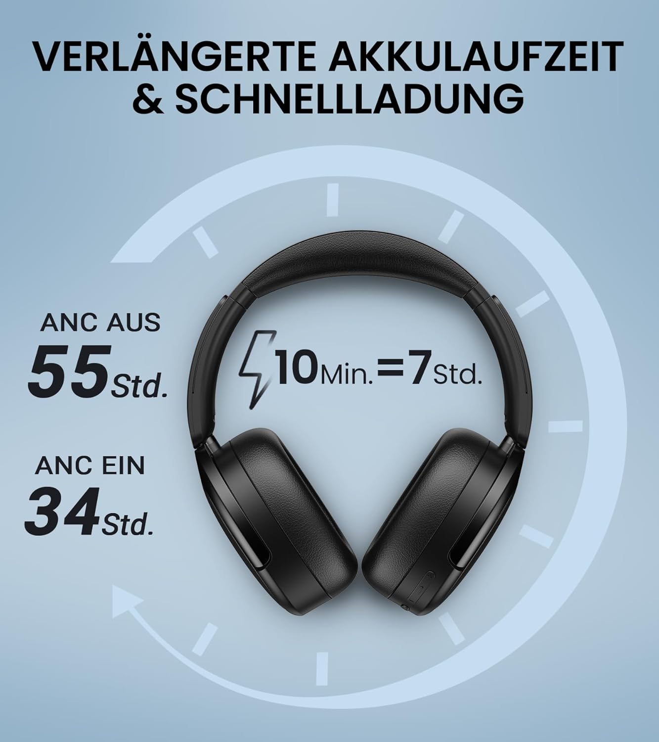 WH950NB Bluetooth Kopfhörer, Schwarz