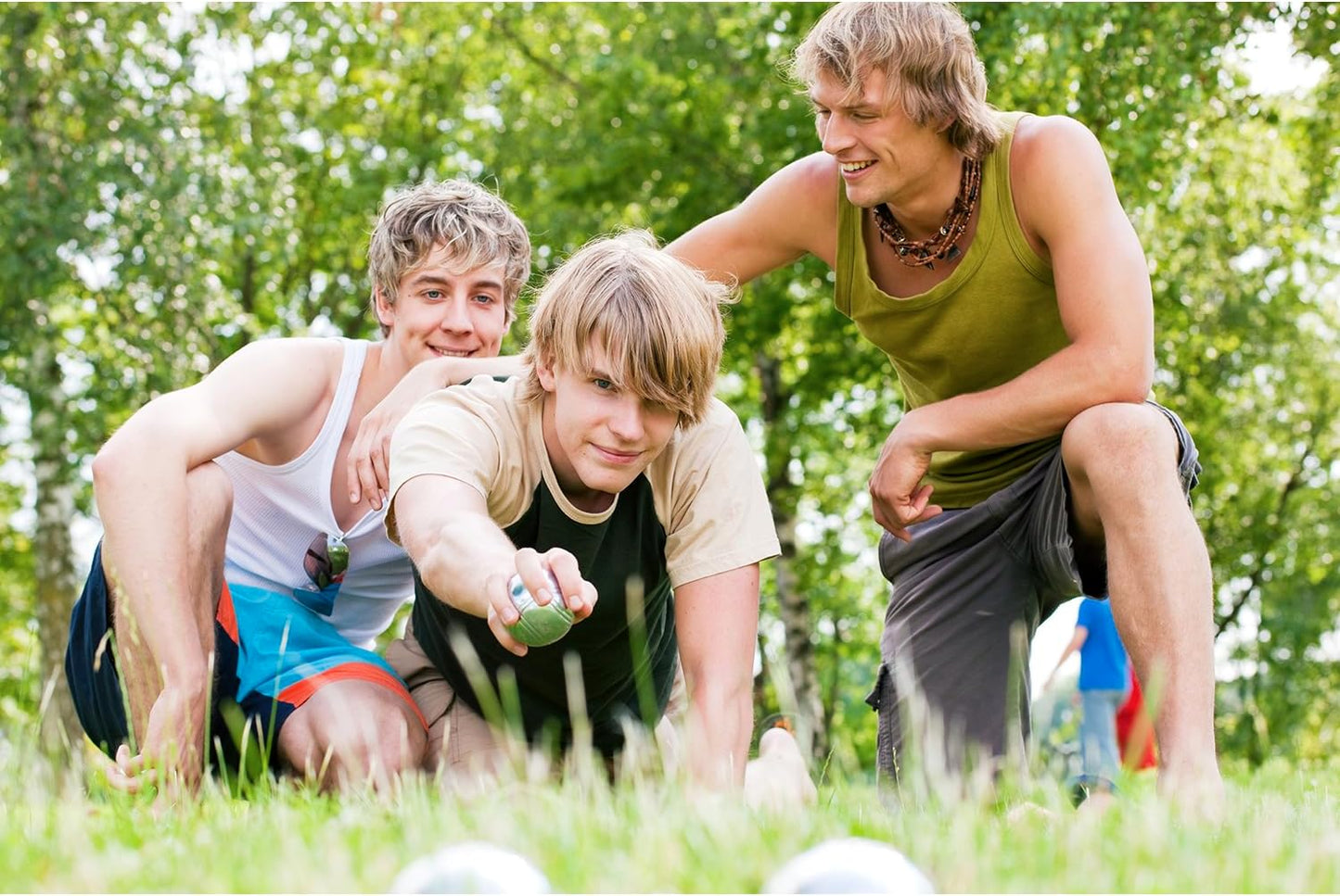 Boule Spielset mit 8 Kugeln und Zubehör im Koffer