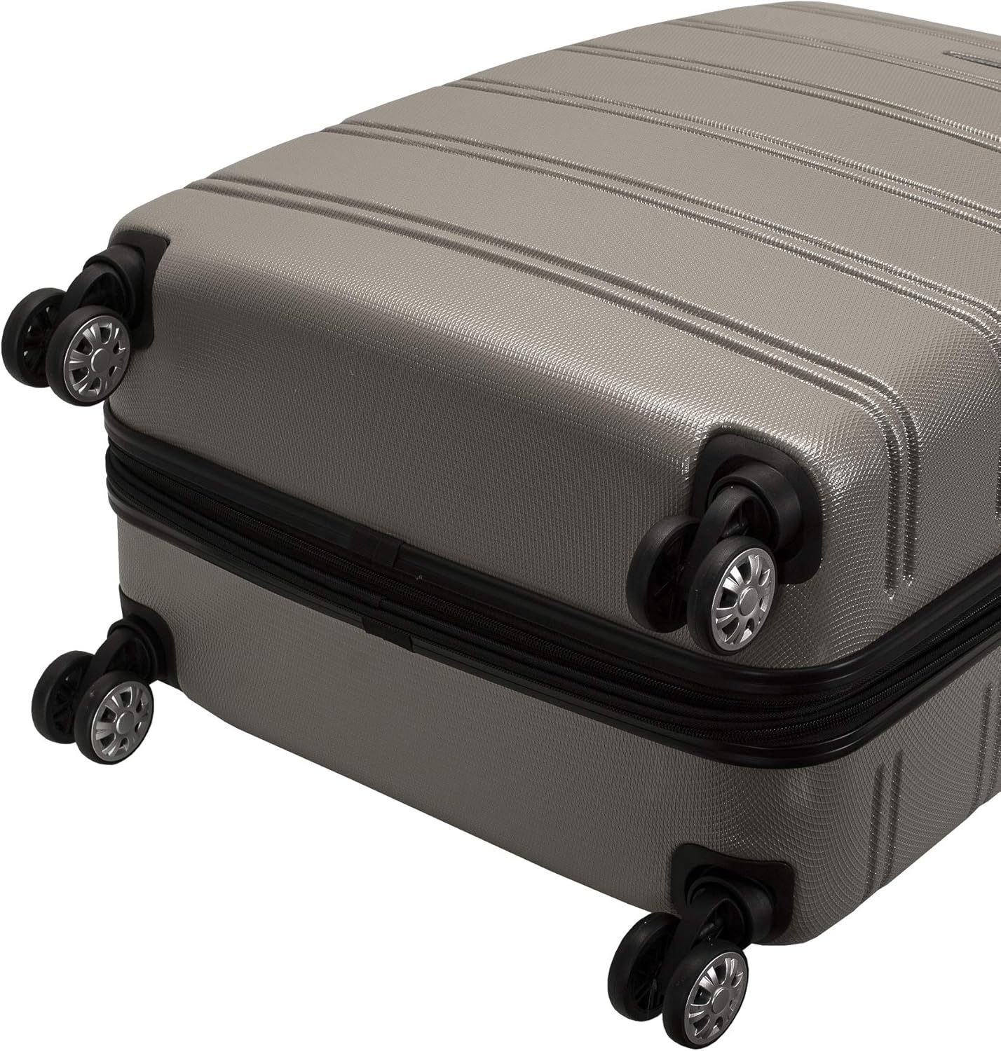 3-teiliges Melbourne Hartschalen-Koffer-Set, 3-Piece Set (20/24/28) Silber
