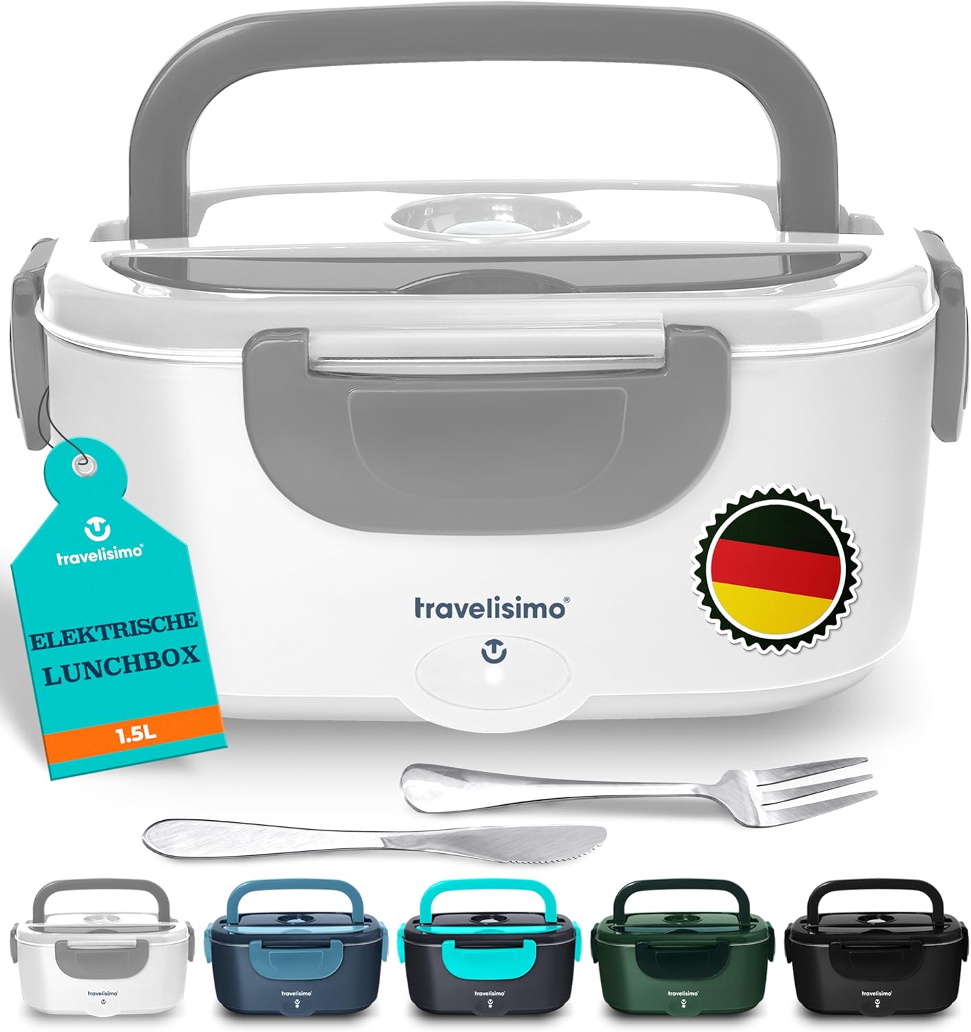 Elektrische Lunchbox, Grau