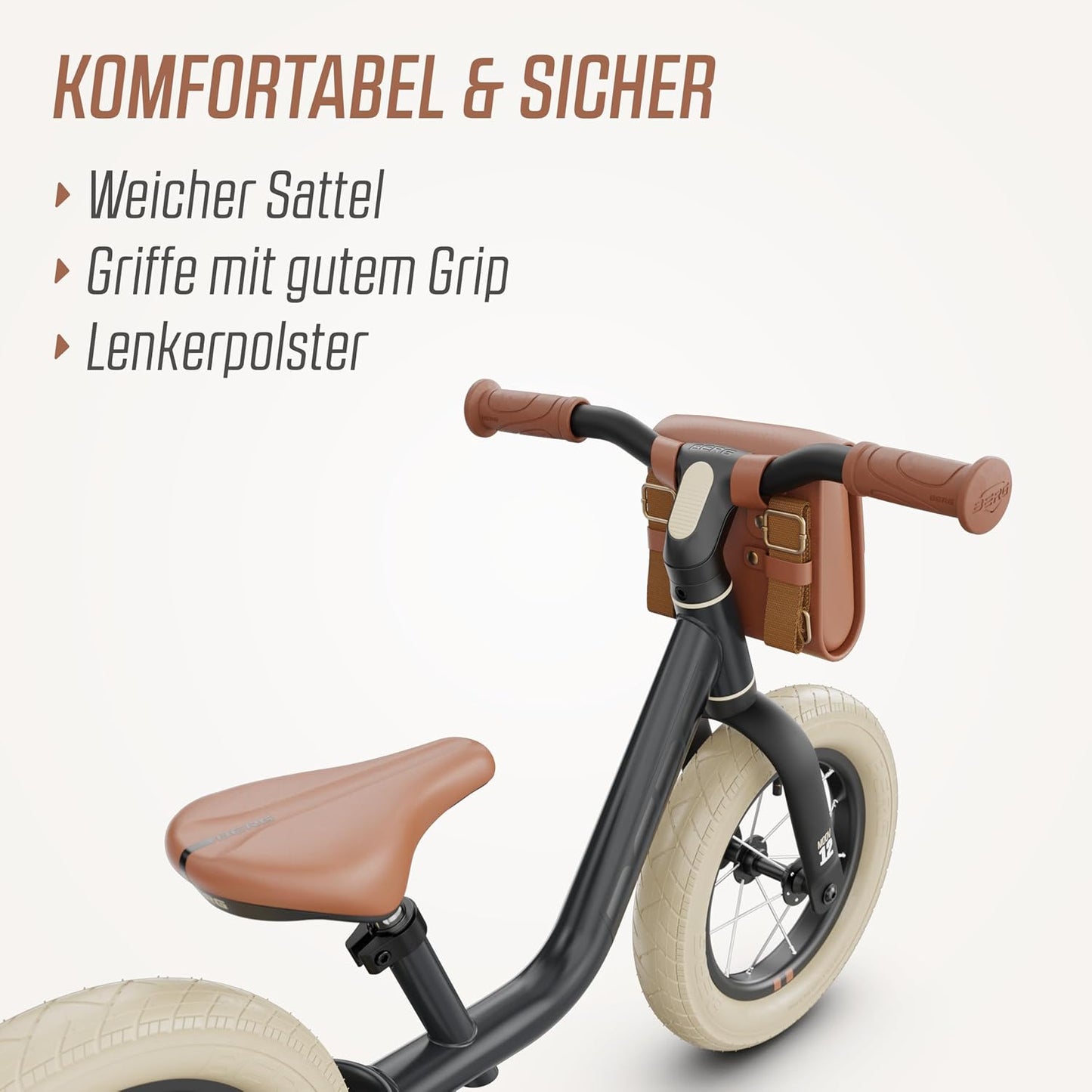 Laufrad Moov, Retro Schwarz