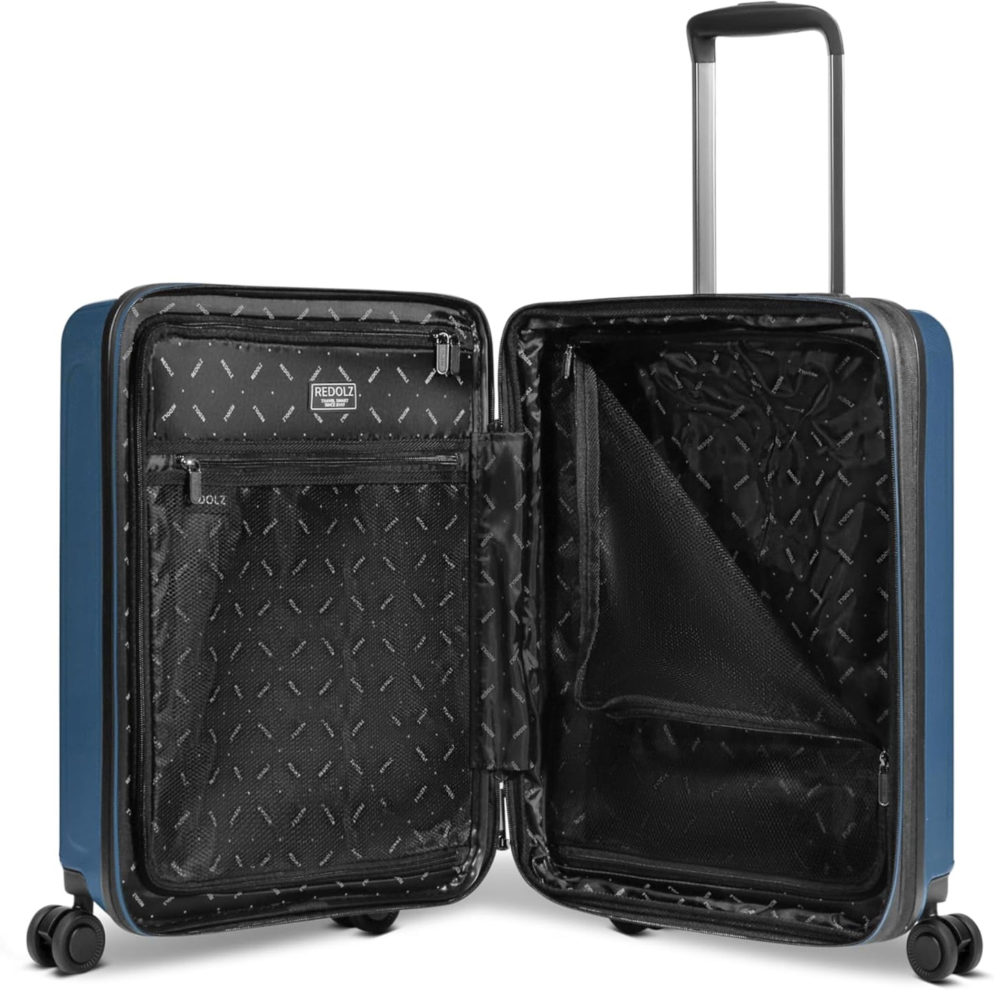 Essentials Hartschalen Koffer-Set 4-tlg., Dark Blue Metallic 4-Set+ (Laptop)