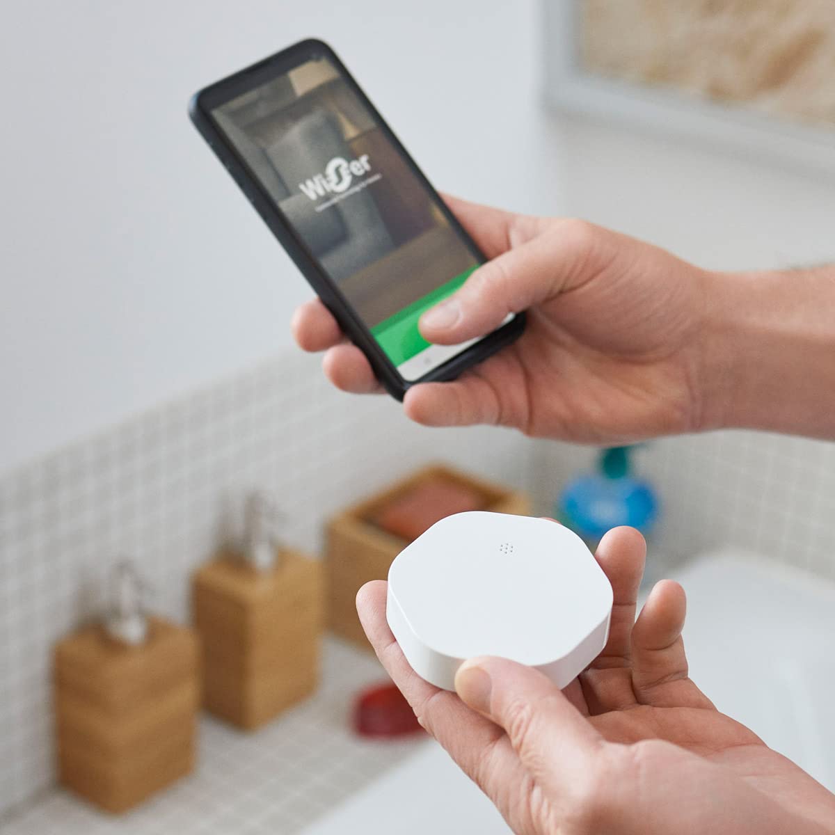 Smart Home Wassersensor mit App-Steuerung
