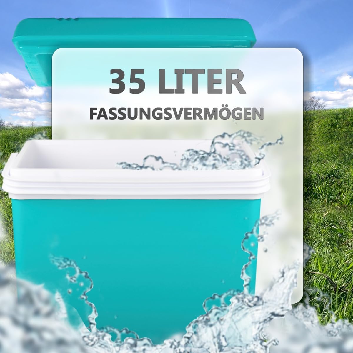 Kühlbox, Kühlbox 35L TÜRKIS