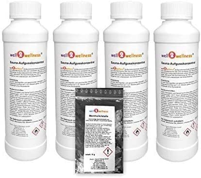 Saunaaufguss Set, 250 ml (4er Pack)